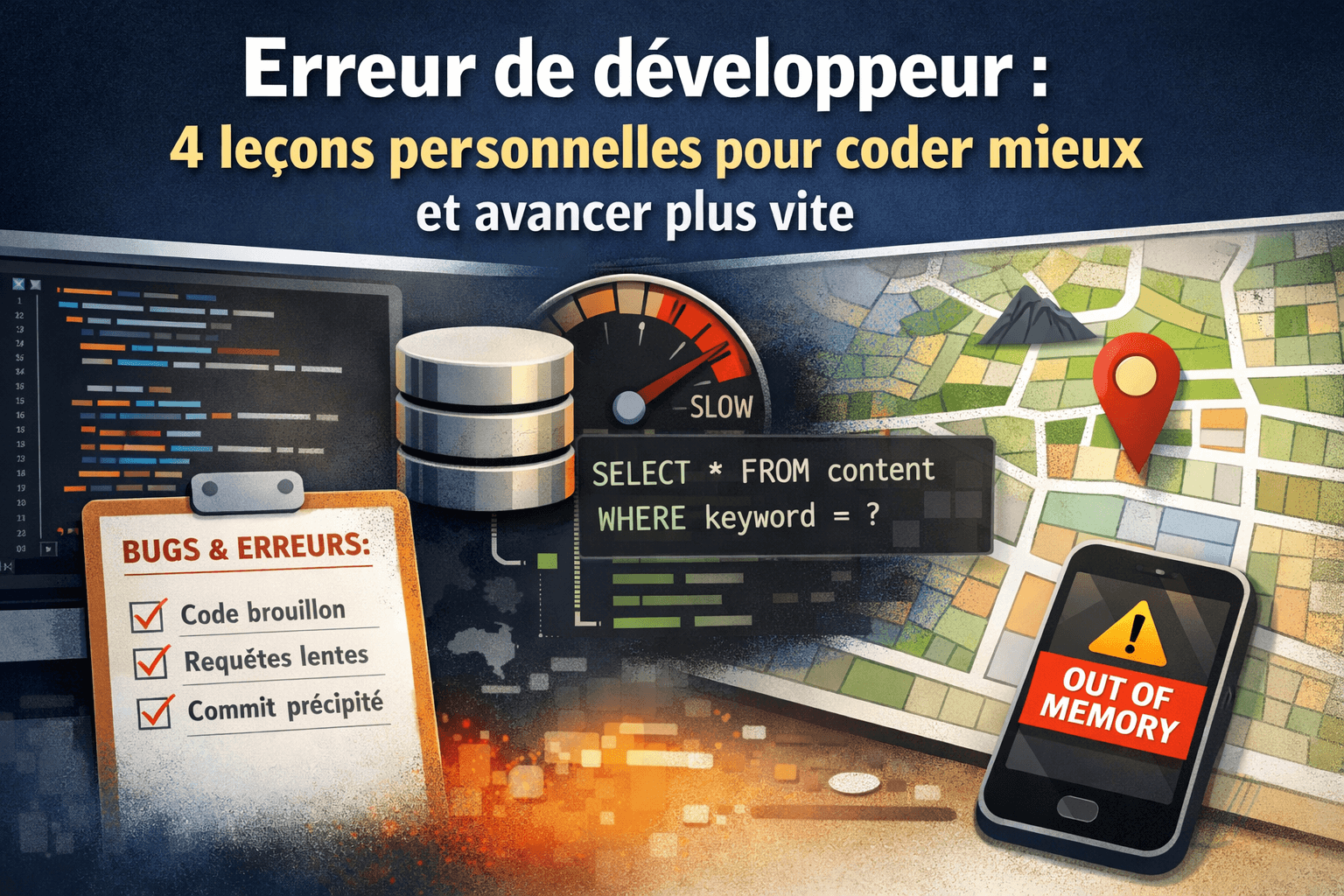 4 erreurs de développeur que j’ai faites (et comment elles m’ont rendu meilleur)