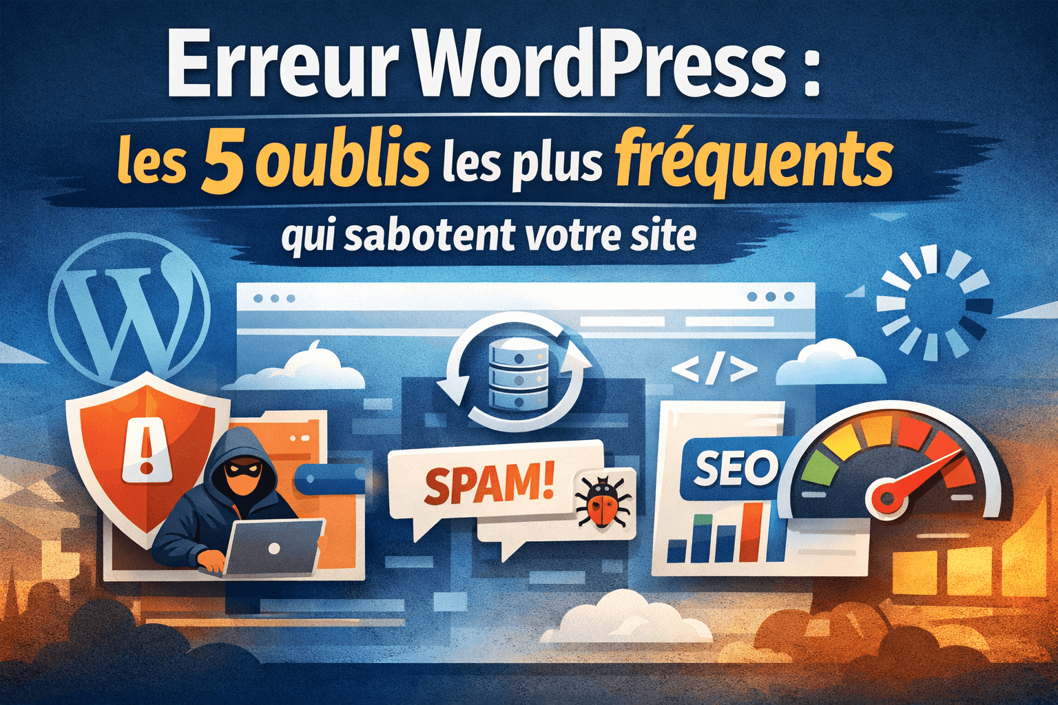 Erreurs WordPress : les 5 oublis les plus fréquents qui sabotent votre site